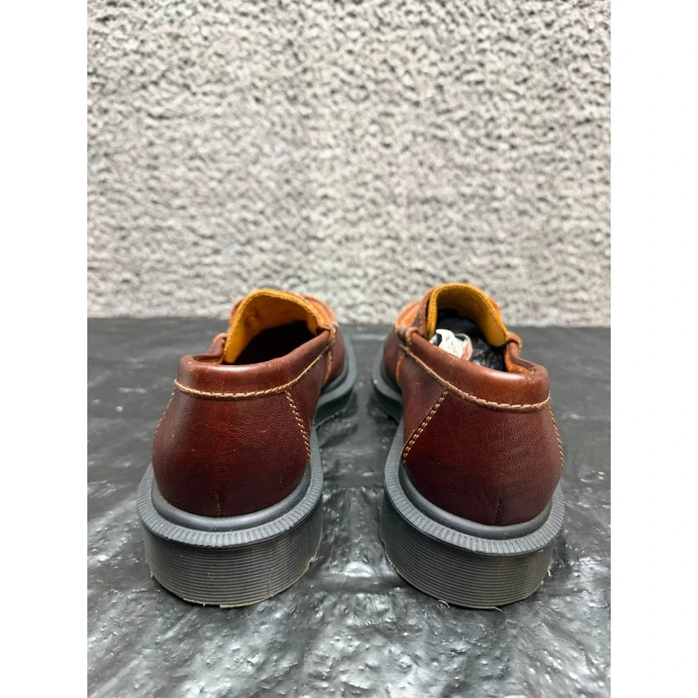 Dr. Martens Penton Classic Calf Leather Loafers Brown Amber Womens Size 5 US